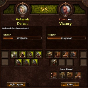 Melisande was hard to beat